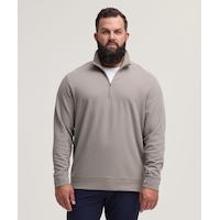 Haut à manches longues texturé avec glissière 1/4 Performance pour hommes, Denver Hayes