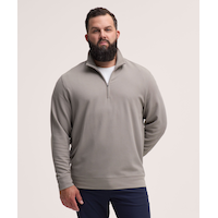 Denver Hayes Performance Men's Textured Quarter-Zip Long Sleeve Shirt