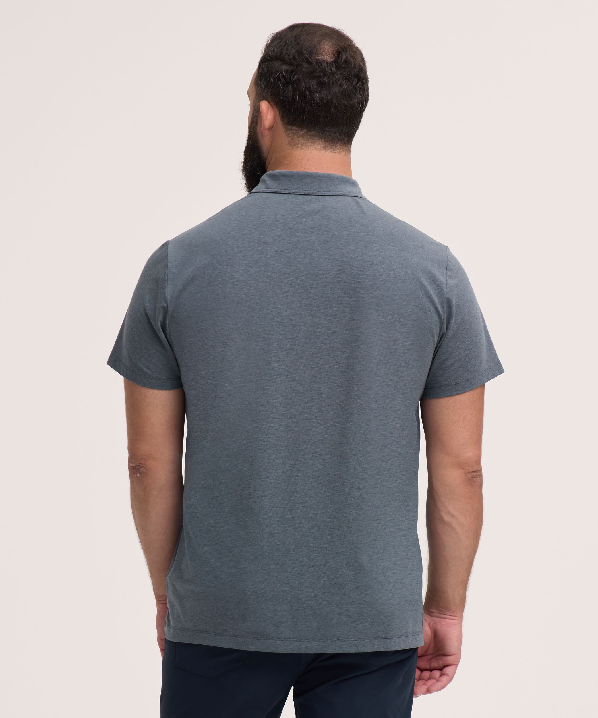 Denver Hayes Performance Men's Short Sleeve Stretch Polo