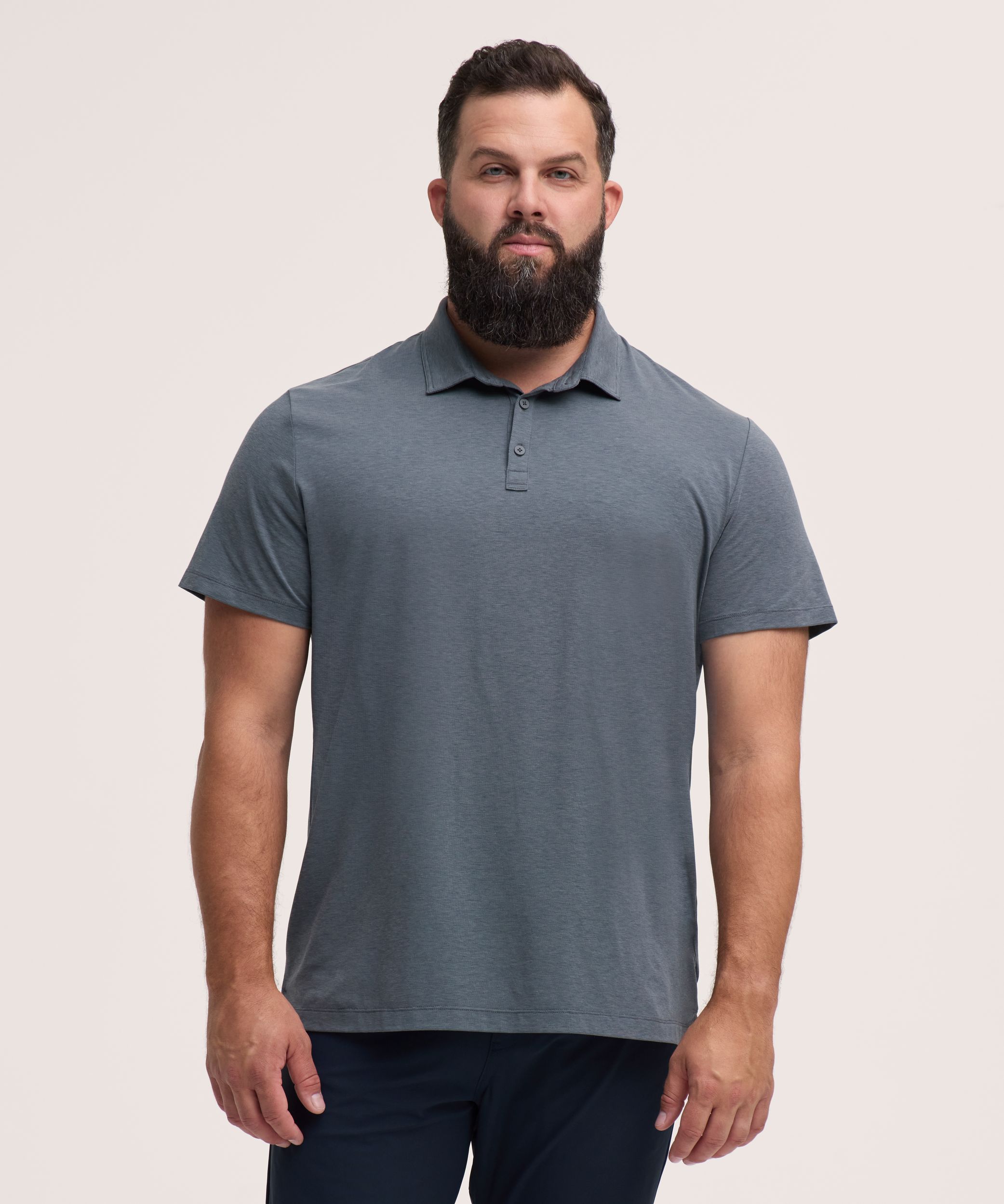 Denver Hayes Performance Men's Short Sleeve Stretch Polo