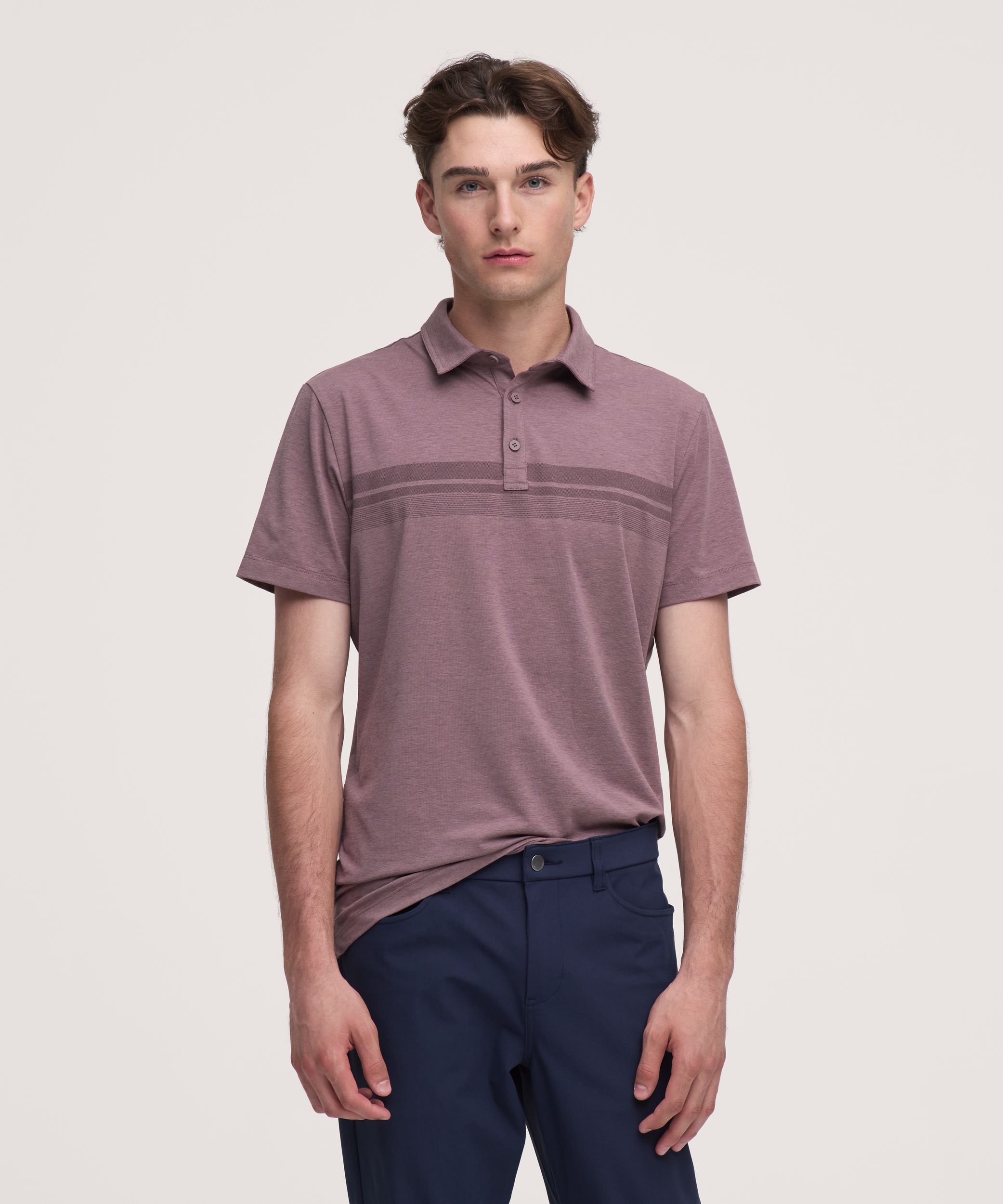 Denver Hayes Performance Men's Short Sleeve Stretch Polo