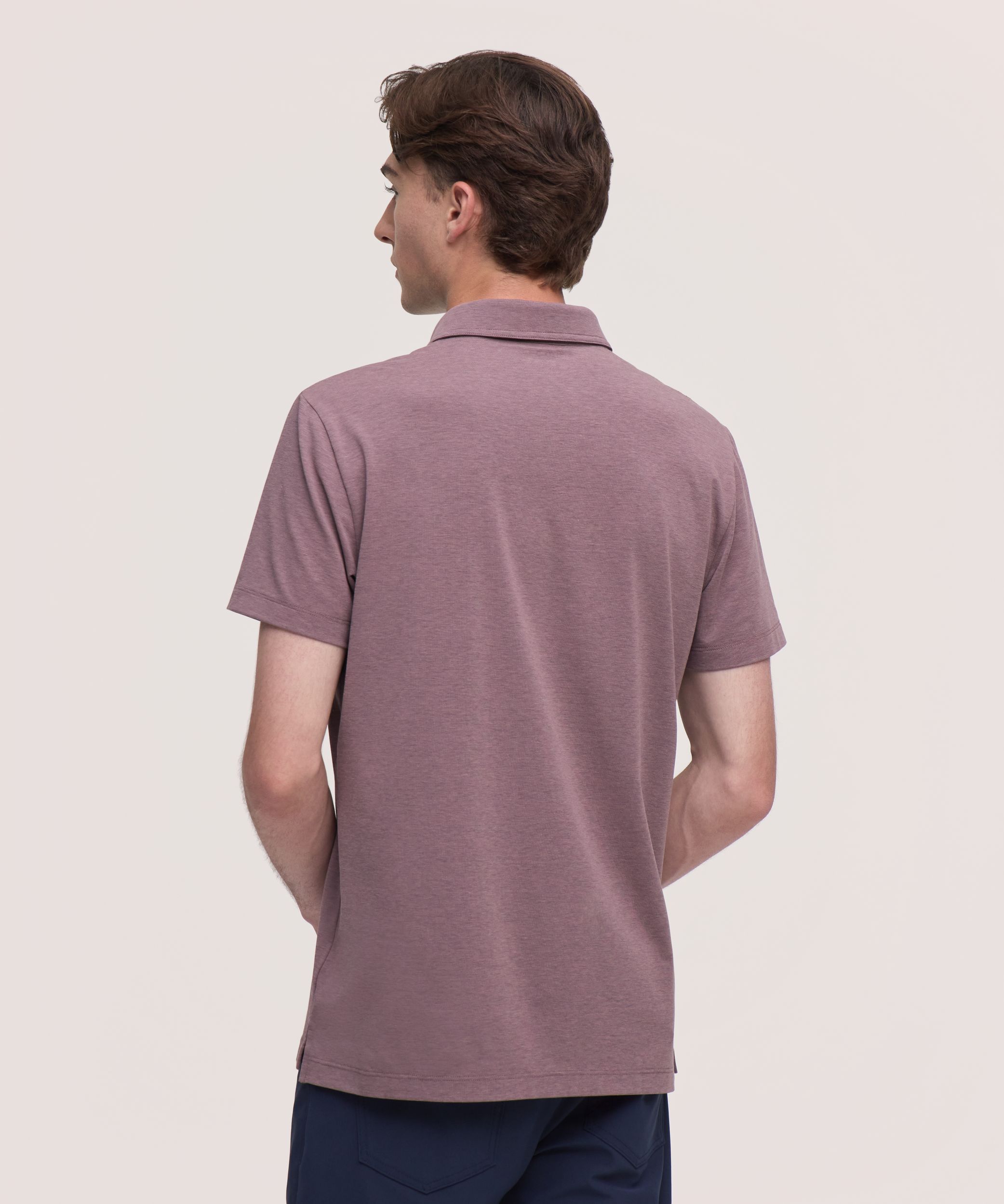 Denver Hayes Performance Men's Short Sleeve Stretch Polo