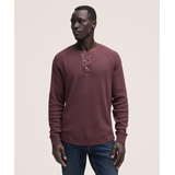 Haut Henley en point de brioche à manches raglan longues pour hommes, WindRiver