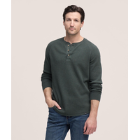 Haut Henley en point de brioche à manches raglan longues pour hommes, WindRiver