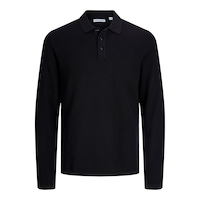 Jack & Jones Men's Austin Knit Long Sleeve Polo