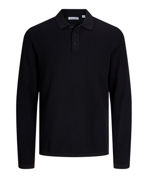 Jack & Jones Men's Austin Knit Long Sleeve Polo