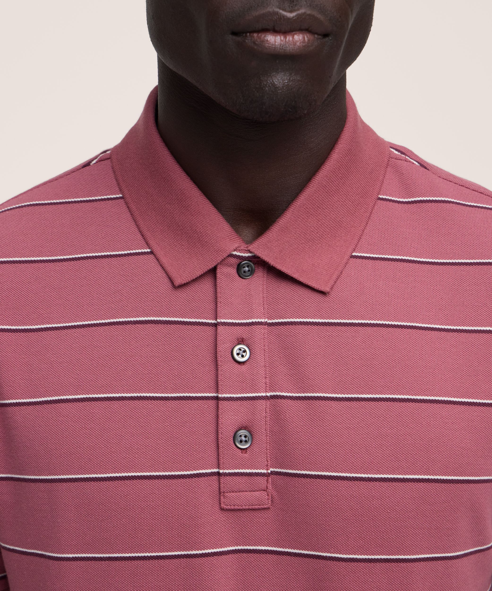 Denver Hayes Men's Stretch Pique Polo Shirt