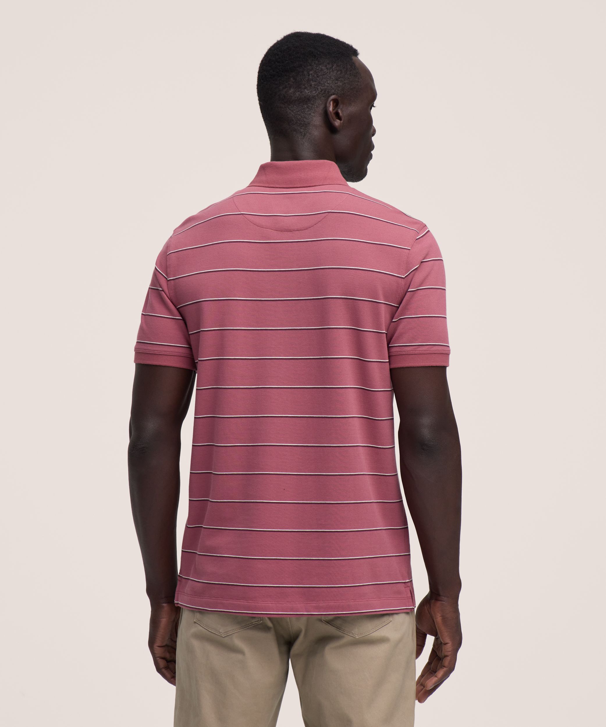 Denver Hayes Men's Stretch Pique Polo Shirt