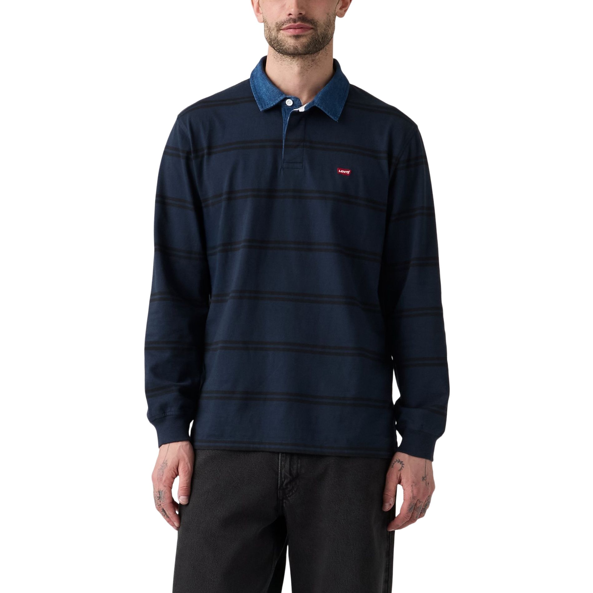 Polo de rugby classique à manches longues pour hommes, Levi's