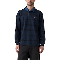 Polo de rugby classique à manches longues pour hommes, Levi's Front_Flat