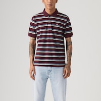 Levi's Men's Short Sleeve Stripe Polo