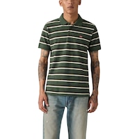 Polo rayé à manches courtes pour hommes, Levi's Front_Flat