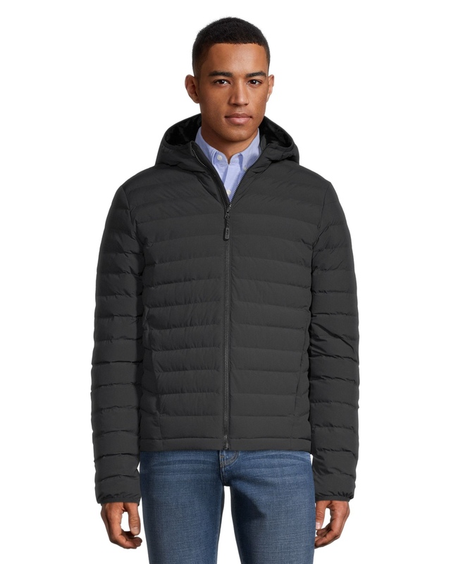 WindRiver Men's HYPER-DRI® HD1 Water Repellent-Breathable  T-MAX® Insulated Hooded Puffer Jacket