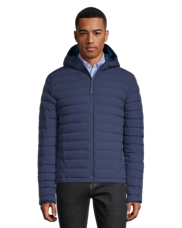 WindRiver Men's HYPER-DRI® HD1 Water Repellent-Breathable  T-MAX® Insulated Hooded Puffer Jacket