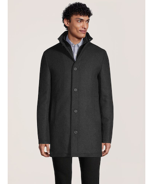 Denver Hayes Manteau en mélange de laine pour hommes