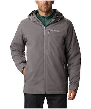 Veste à coquille souple isolée imperméable et coupe-vent Gate Racer avec Omni-SHIELD™ pour hommes