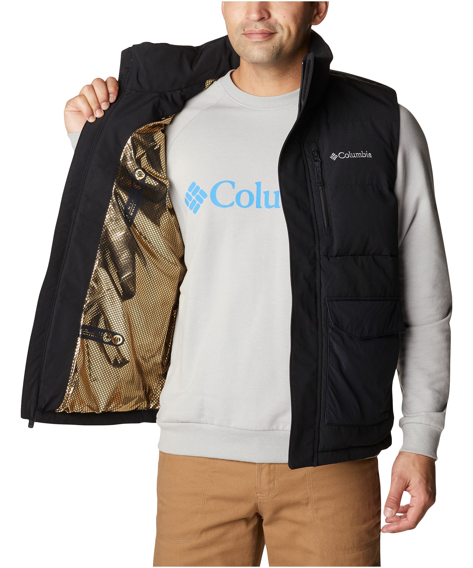 Columbia down vest clearance mens