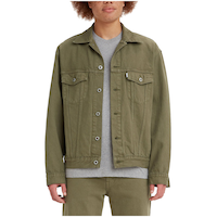Levi's Men's Silver Tab Relaxed Fit Cotton Trucker Jean Jacket Front_Flat