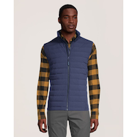 WindRiver Men's HYPER-DRI® HD1 Water Repellent-Breathable  T-MAX® Insulated Puffer Vest Front_Flat