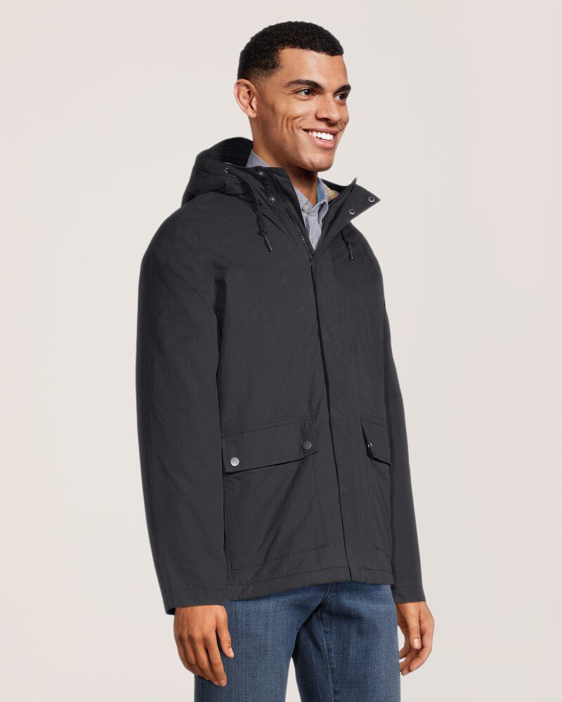 Denver Hayes Men's Mid Length Sherpa Lined Jacket