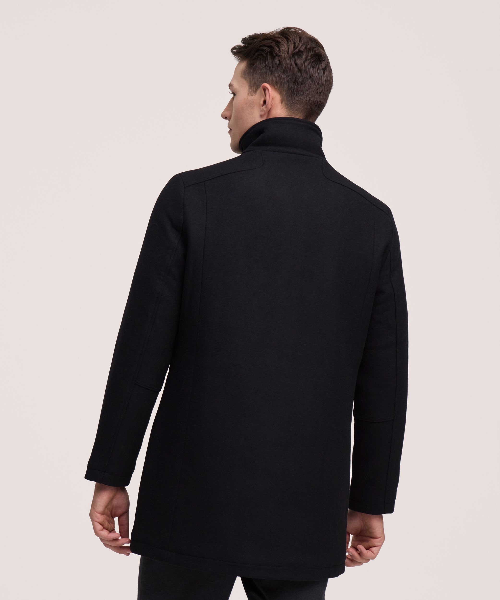 Denver Hayes Manteau en mélange de laine pour hommes