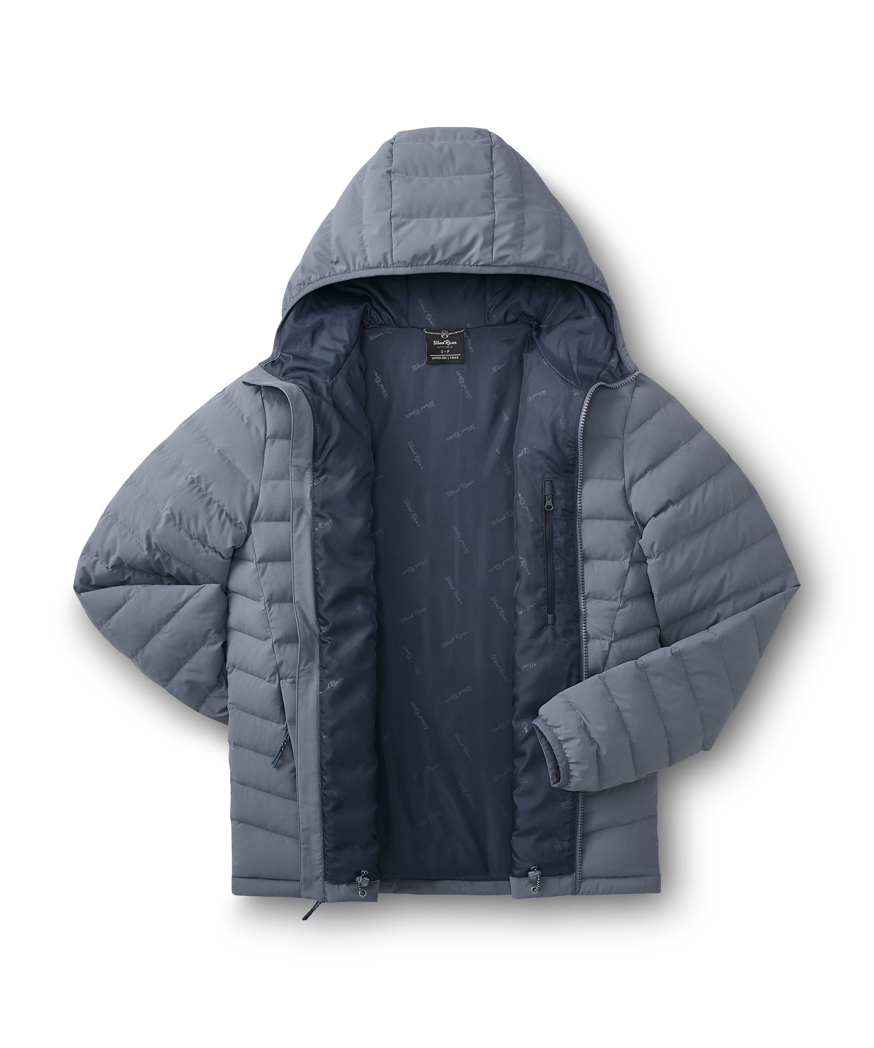 WindRiver Men's HD1 T-Max Hooded Puffer Jacket
