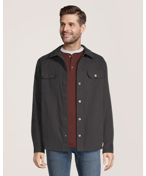 Veste-chemise décontractée en coton pour hommes, Denver Hayes