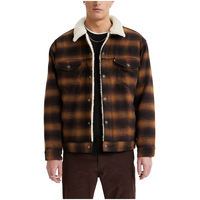 Veste de camionneur décontractée avec doublure en sherpa pour hommes, Levi's Front_Flat