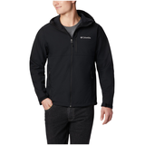 Columbia Men's Ascender Omni-SHIELD™ Water & Wind Resistant Hodded SOFTSHELL Jacket Front_Flat
