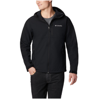Columbia Men's Ascender Omni-SHIELD™ Water & Wind Resistant Hodded SOFTSHELL Jacket Front_Flat