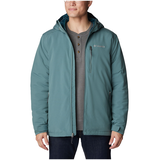 Veste à coquille souple isolée imperméable et coupe-vent Gate Racer avec Omni-SHIELD™ pour hommes Front_Flat