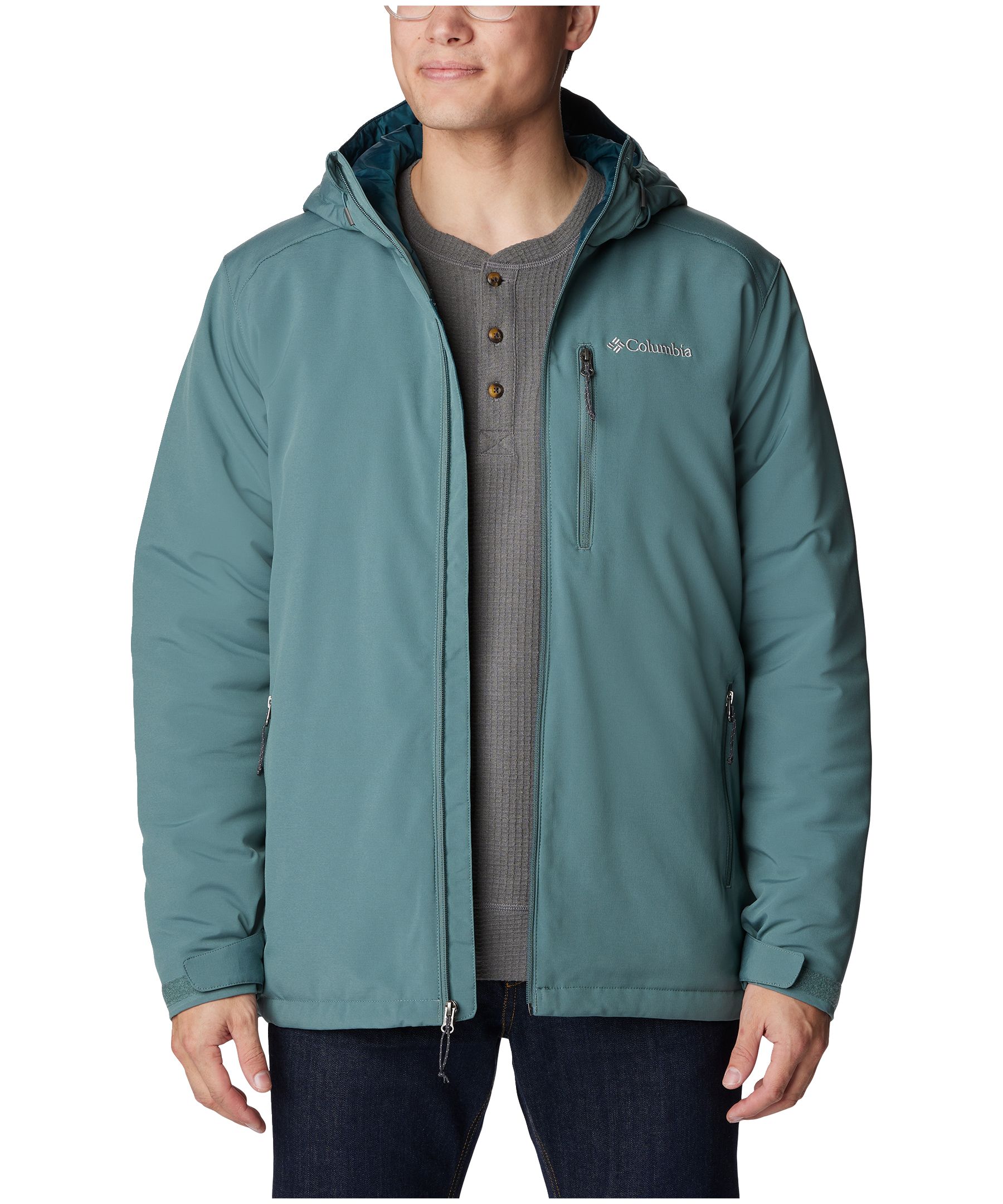 Columbia Men's Gate Racer Water Resistant Hooded Insulated