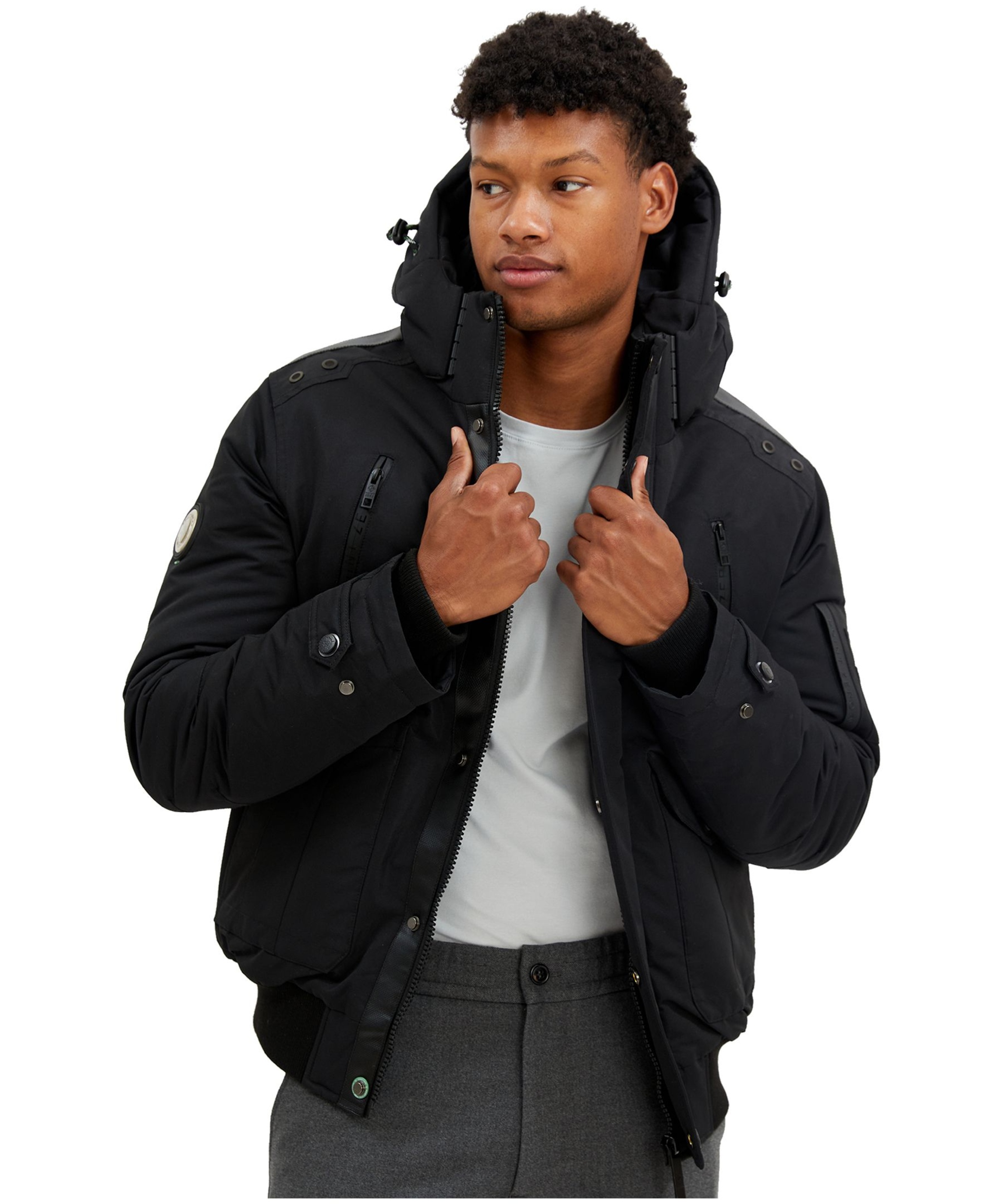 Point Zero Men's Dallas Bomber Winter Jacket Marks