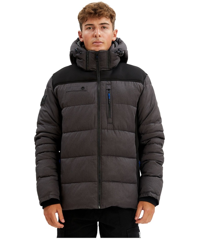 Point Zero Men's Carlyle Parka Puffer Jacket Marks