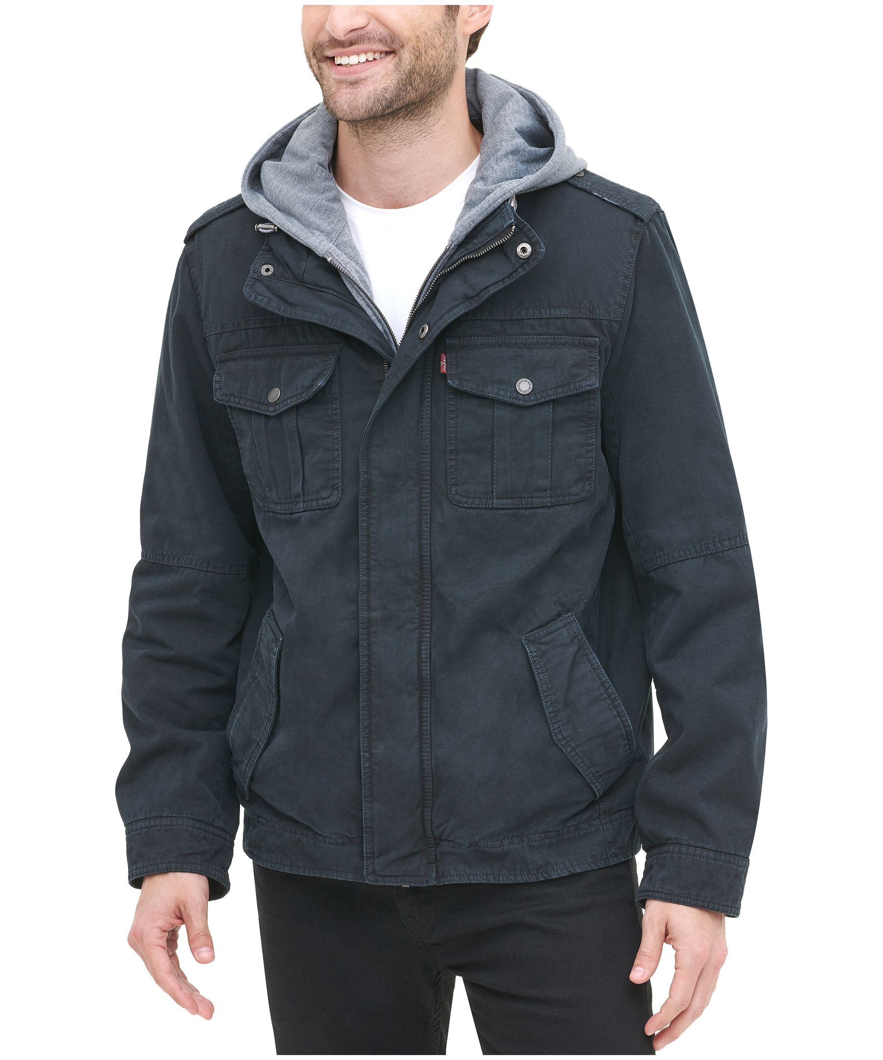 Cotton jacket 2025 with hood