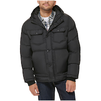 Levi's Men's Arctic Cloth Puffer Parka Front_Flat