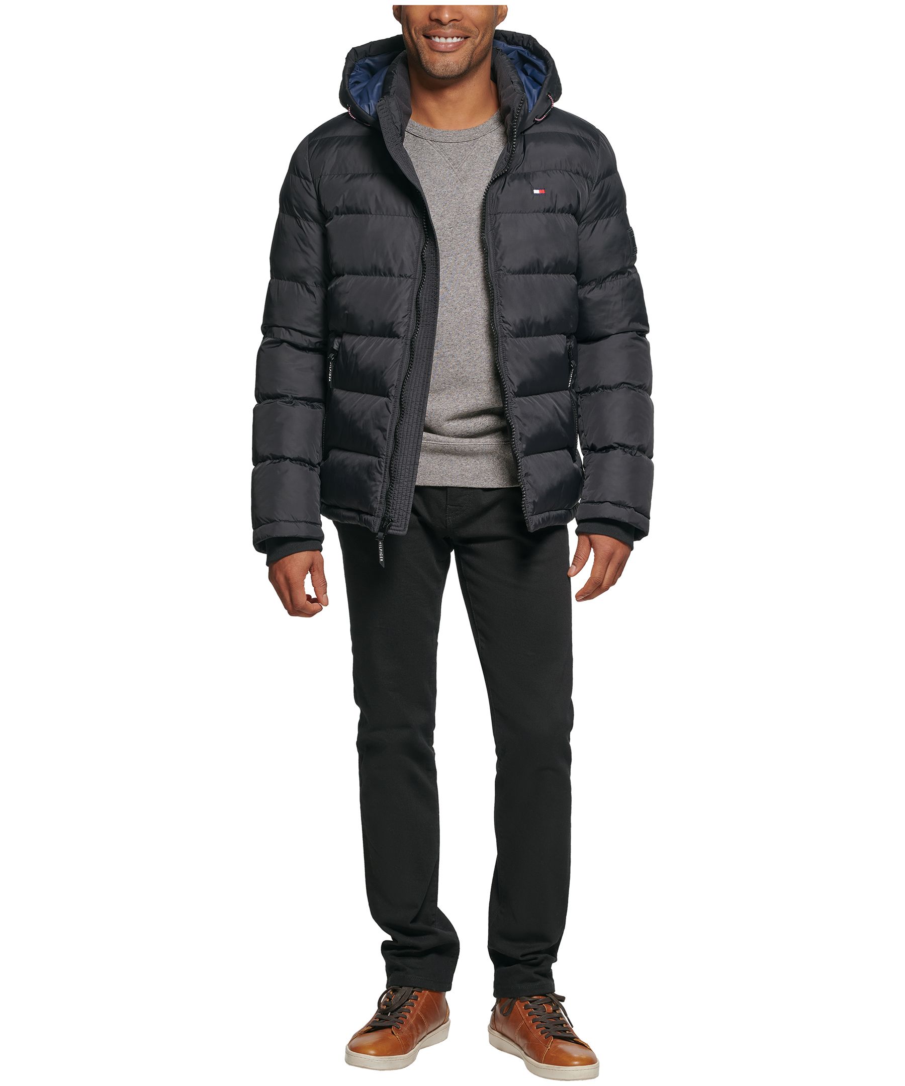 Tommy Hilfiger Men's Hooded Puffer Parka Jacket