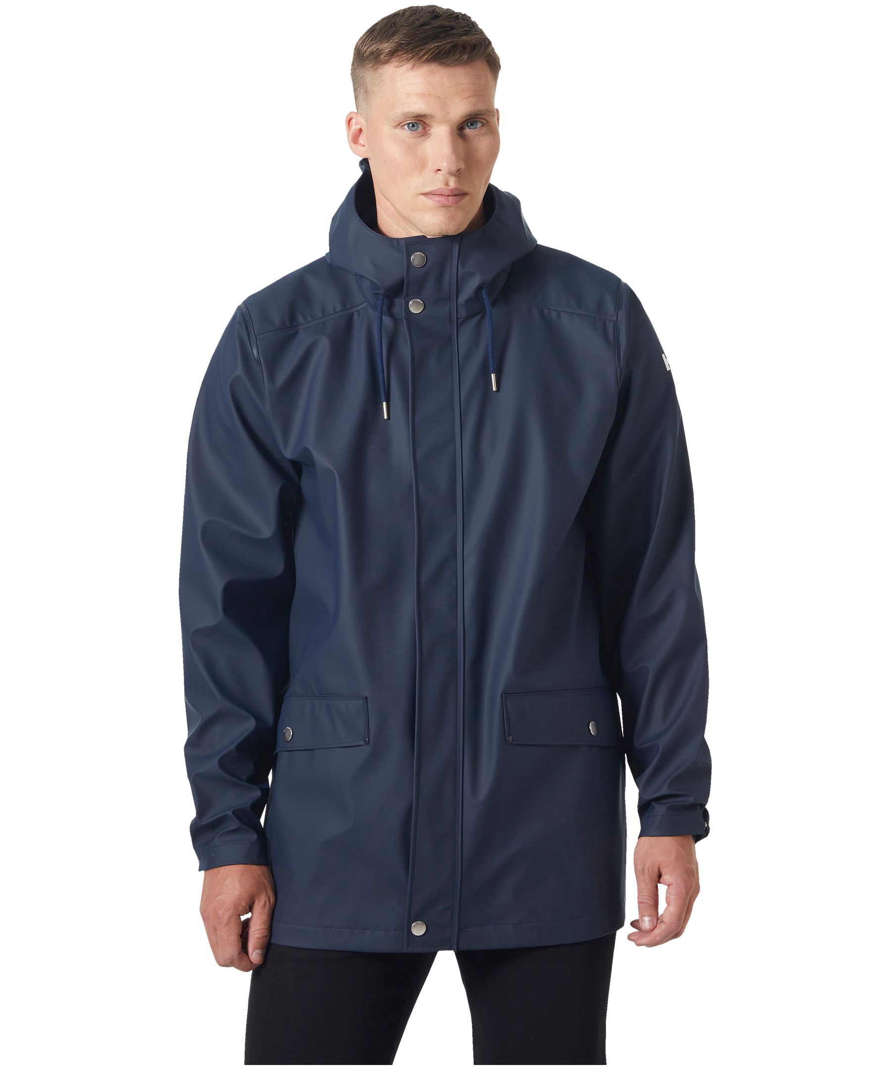 Helly Hansen Men's Moss Helox+ PU Hooded Rain Jacket Mark's