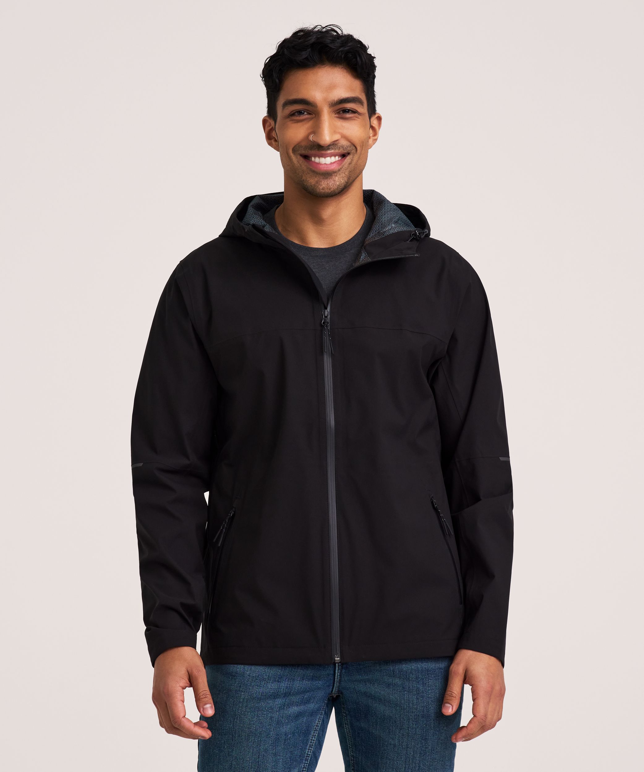 WindRiver Men's Downpour 2.5L Stretch HYPER-DRI® HD3 Waterproof-Breathable Rain Jacket