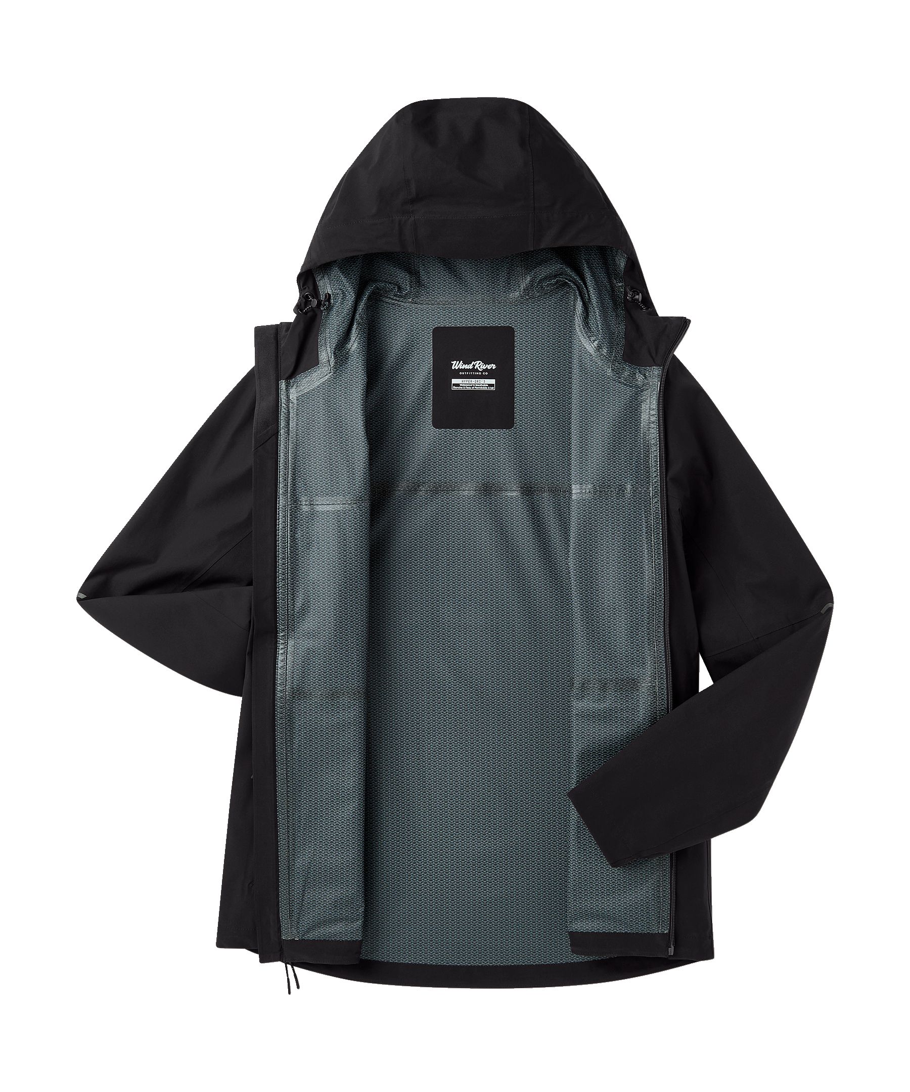 WindRiver Men's Downpour 2.5L Stretch HYPER-DRI® HD3 Waterproof-Breathable Rain Jacket