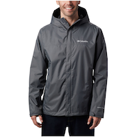 Columbia Men's WaterTight II Omni-Tech™ Waterproof Packable Jacket Front_Flat