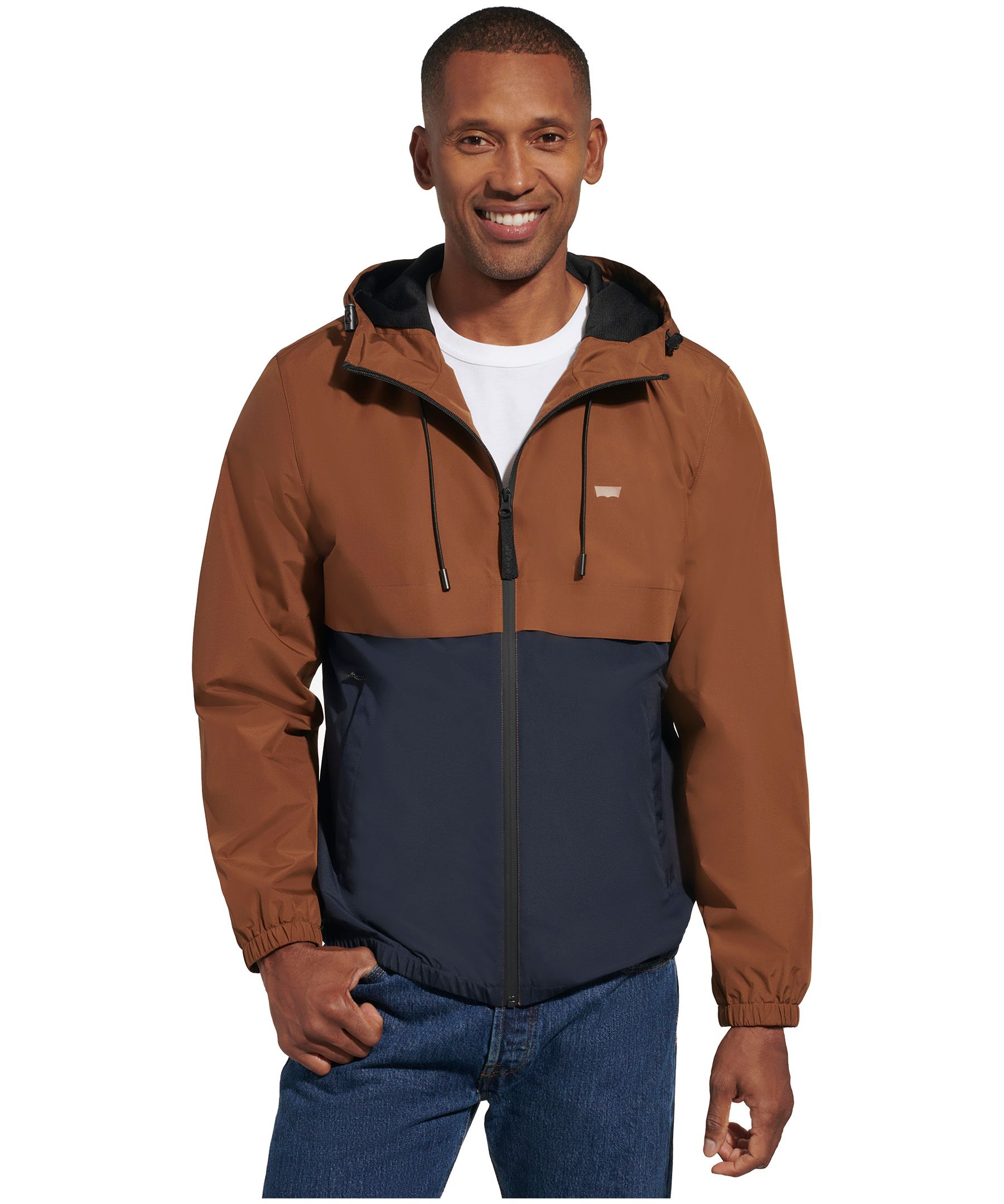 Levi's Men's Lightweight Water Resistant Windbreaker Rain Jacket