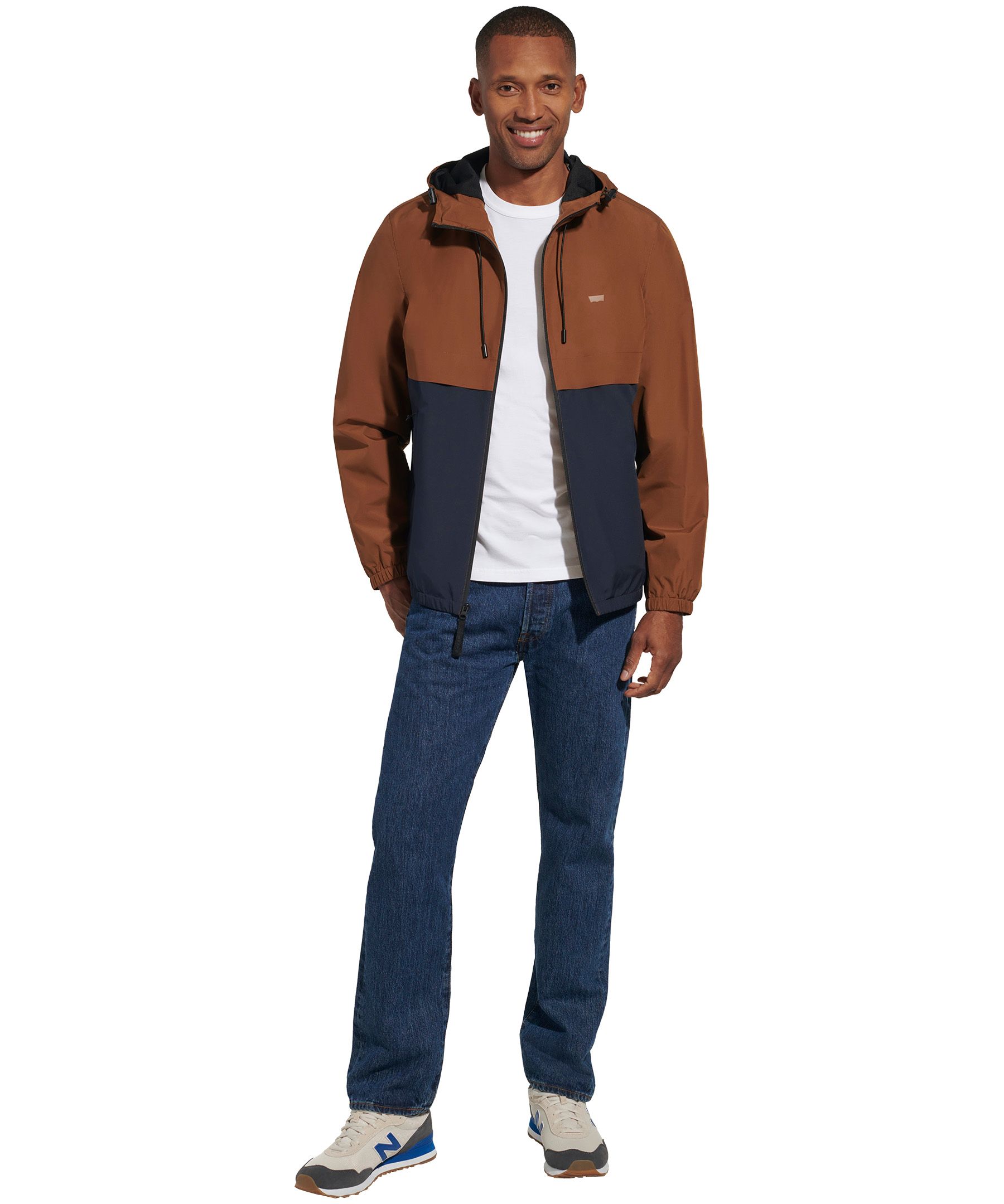 Levi's Men's Lightweight Water Resistant Windbreaker Rain Jacket