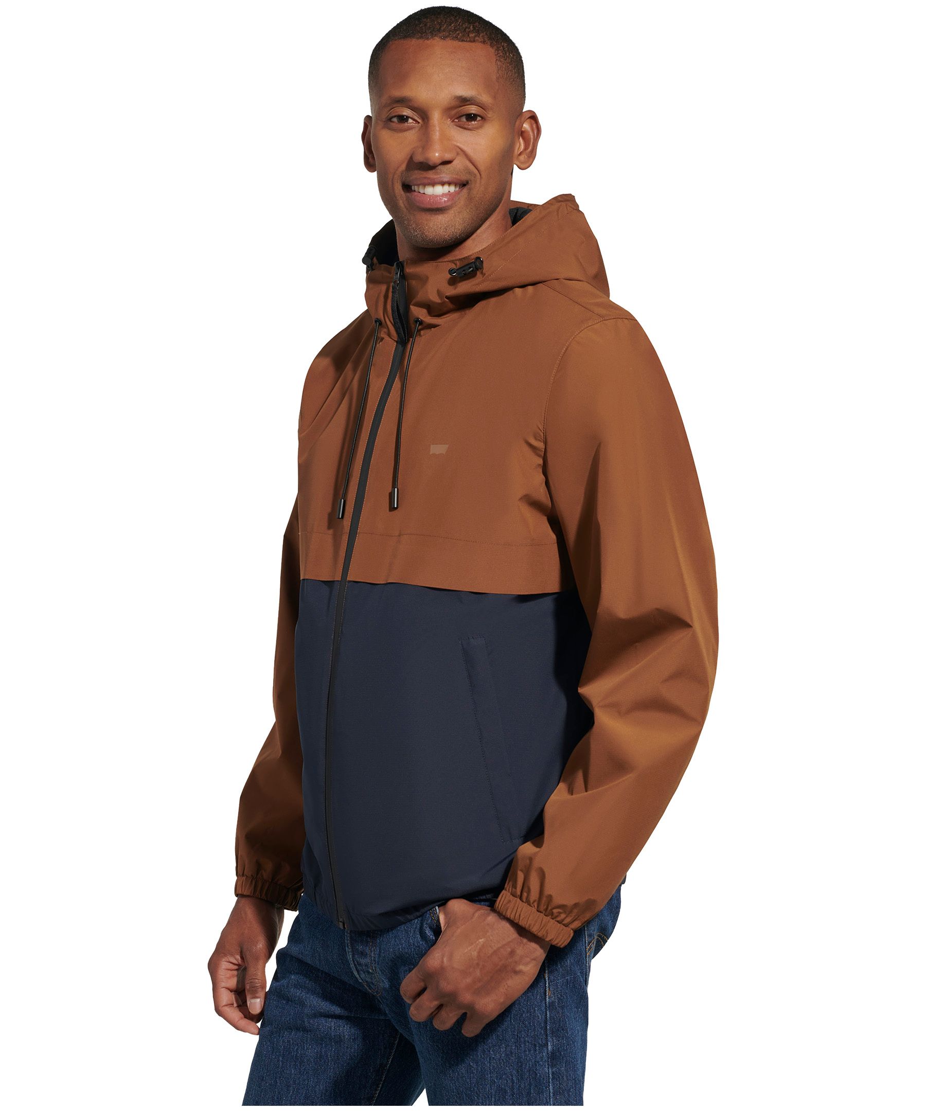 Levi's Men's Lightweight Water Resistant Windbreaker Rain Jacket