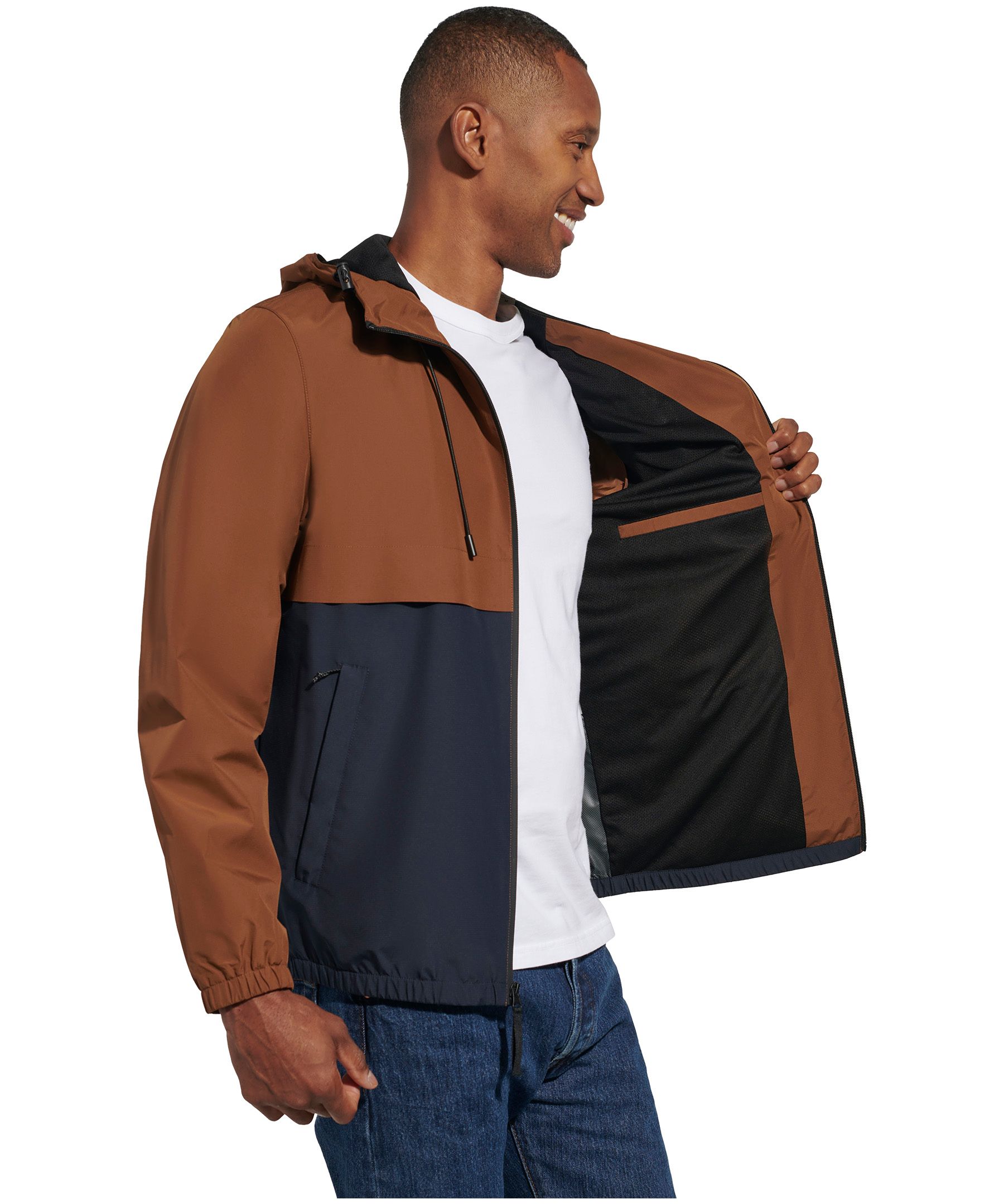 Levi's Men's Lightweight Water Resistant Windbreaker Rain Jacket