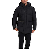 NOIZE Men's Russel Mid Length Parka Jacket Front_Flat