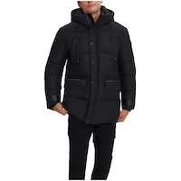 Parka mi-long pour hommes, Russel, NOIZE Front_Flat