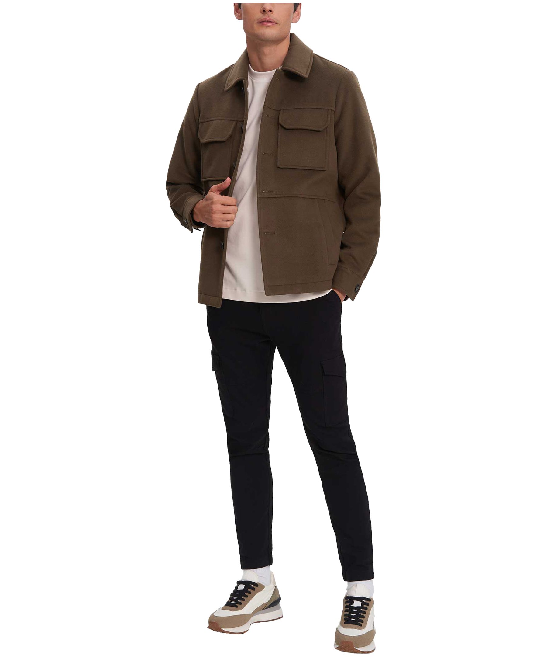 NOIZE Men's Amari Faux-Wool Jacket