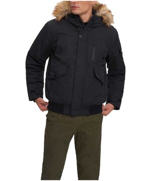 Blouson à capuche en fausse fourrure pour hommes, Max, Noize