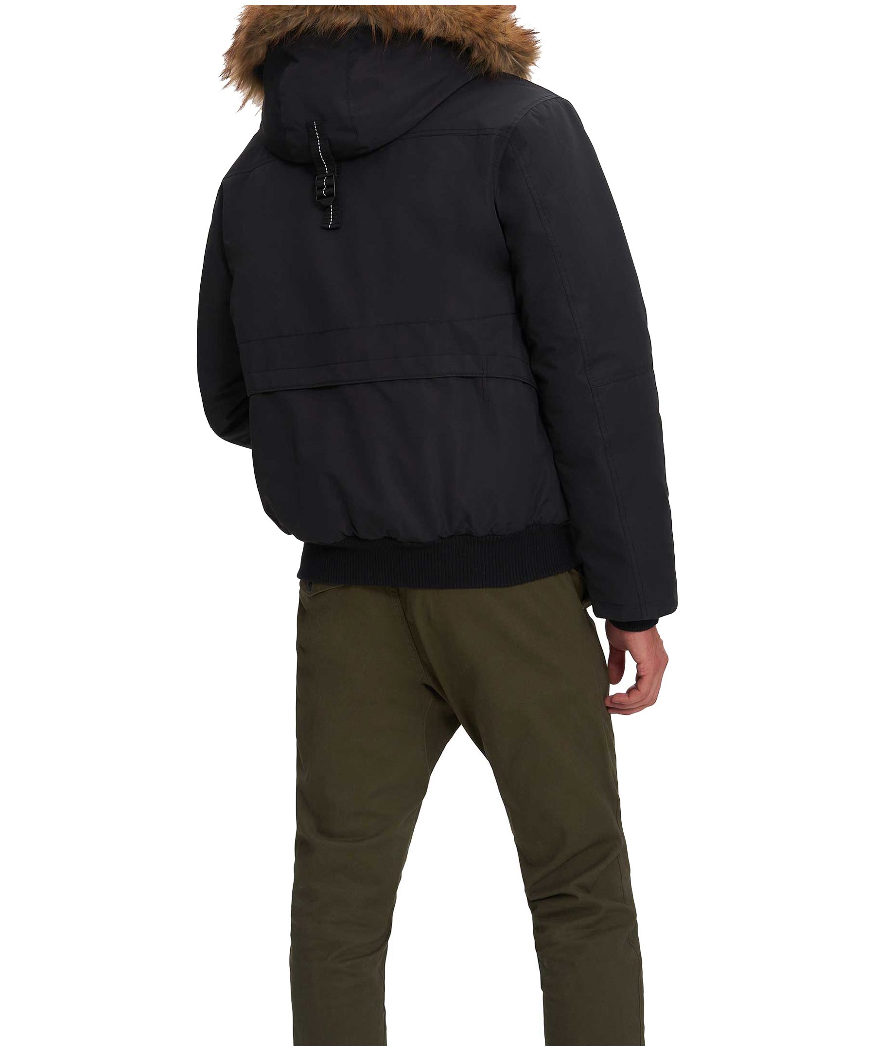 Blouson à capuche en fausse fourrure pour hommes, Max, Noize